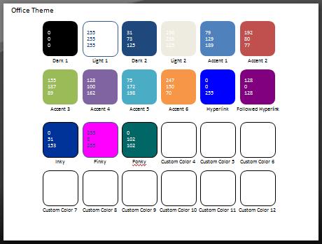 Custom Color Swatch